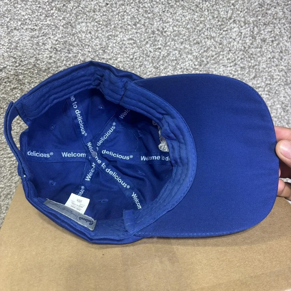 Culver's Hat Cap Fitted Mens One Size Blue Employee Work Restaurant CU37525B